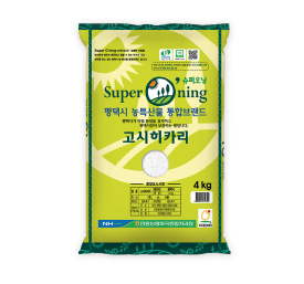[25년햅쌀 ]안중농협★슈퍼오닝 고시히카리 쌀 4kg
