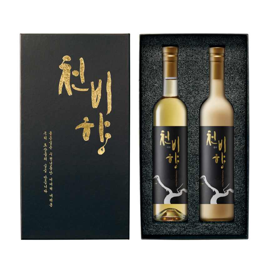 [ 천비향 약주 + 생주 선물 세트 ] 500ml x 각1병 / 오양주