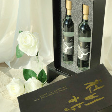 [ 천비향 화주 선물 세트 ] 375ml x 2병 / 40도 / 증류 주 식 소주 / 오양주 / 쇼핑백O