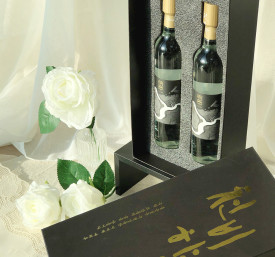 [ 천비향 화주 선물 세트 ] 375ml x 2병 / 40도 / 증류 주 식 소주 / 오양주 / 쇼핑백O