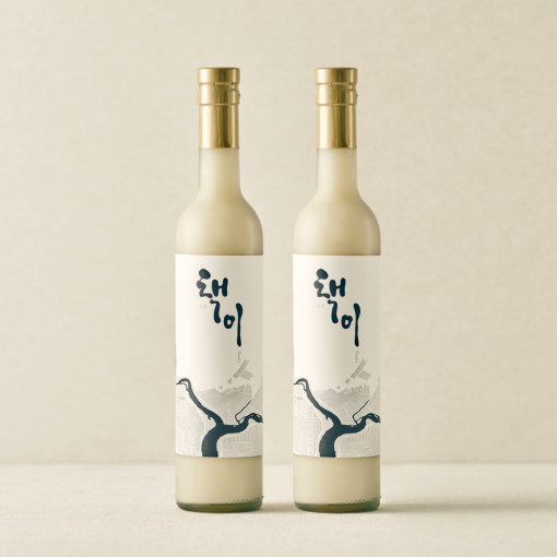 [ 택이 선물 세트 ] 500ml x 2병 / 8도