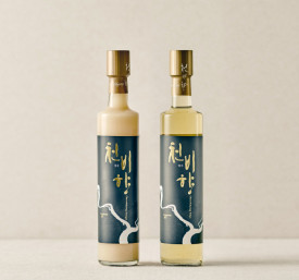 [ 천비향 약주 + 생주 선물 세트 ] 375ml x 각1병 / 오양주