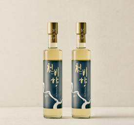 [ 천비향 약주 선물 세트 ] 375ml x 2병 / 16도 / 약주 / 오양주 / 쇼핑백 O
