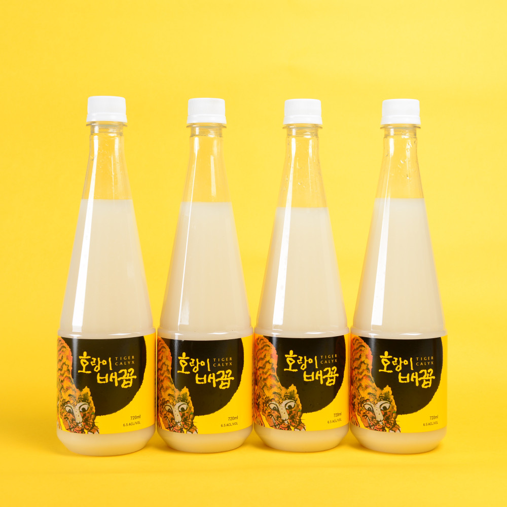 호랑이배꼽 생막걸리 4병입