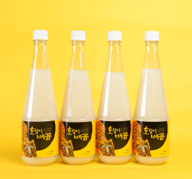 호랑이배꼽 생막걸리 4병입