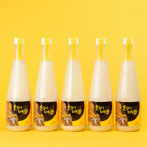 호랑이배꼽 생막걸리 5병입