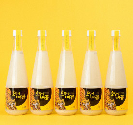 호랑이배꼽 생막걸리 5병입