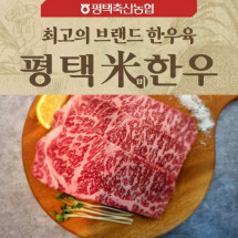 [평택축협] 슈퍼오닝 평택미한우채끝 1+등급 300g