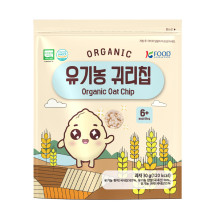 [밀리브] 유기농 귀리칩 30g, 바삭한 귀리과자, 아이간식 건강스낵