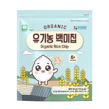 [밀리브] 유기농 백미칩 30g, 바삭한 쌀과자, 아이간식 건강스낵