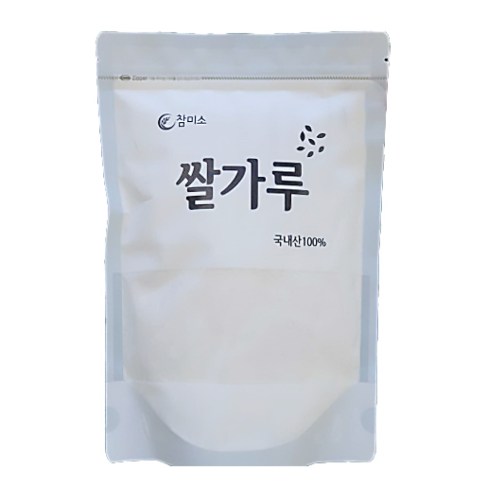 참미소 국산 쌀가루 500g 국내산 100% 이유식 부침개 호박죽