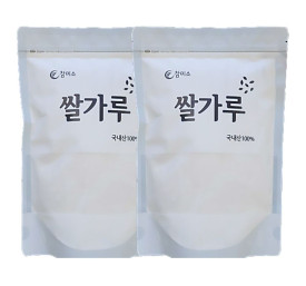 참미소 국산 쌀가루 500g 2봉 국내산 100% 이유식 부침개 호박죽