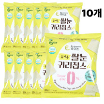 참미소 유기농 쌀눈귀리칩스 30g 10봉 건강과자 무설탕 무색소 저지방 저칼로리 저당 비건