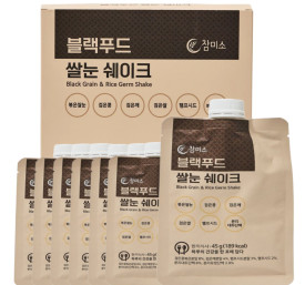 참미소 블랙푸드 쌀눈쉐이크 7개입 곡물쉐이크 미숫가루 식물성단백질 식사대용