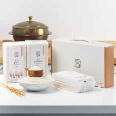 쌀이내 평택쌀 3종 선물세트 3kg 진공포장 - 1kgx3개