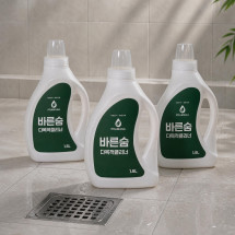 락스 냄새 없는 바른숨 다목적클리너1.5L 3개