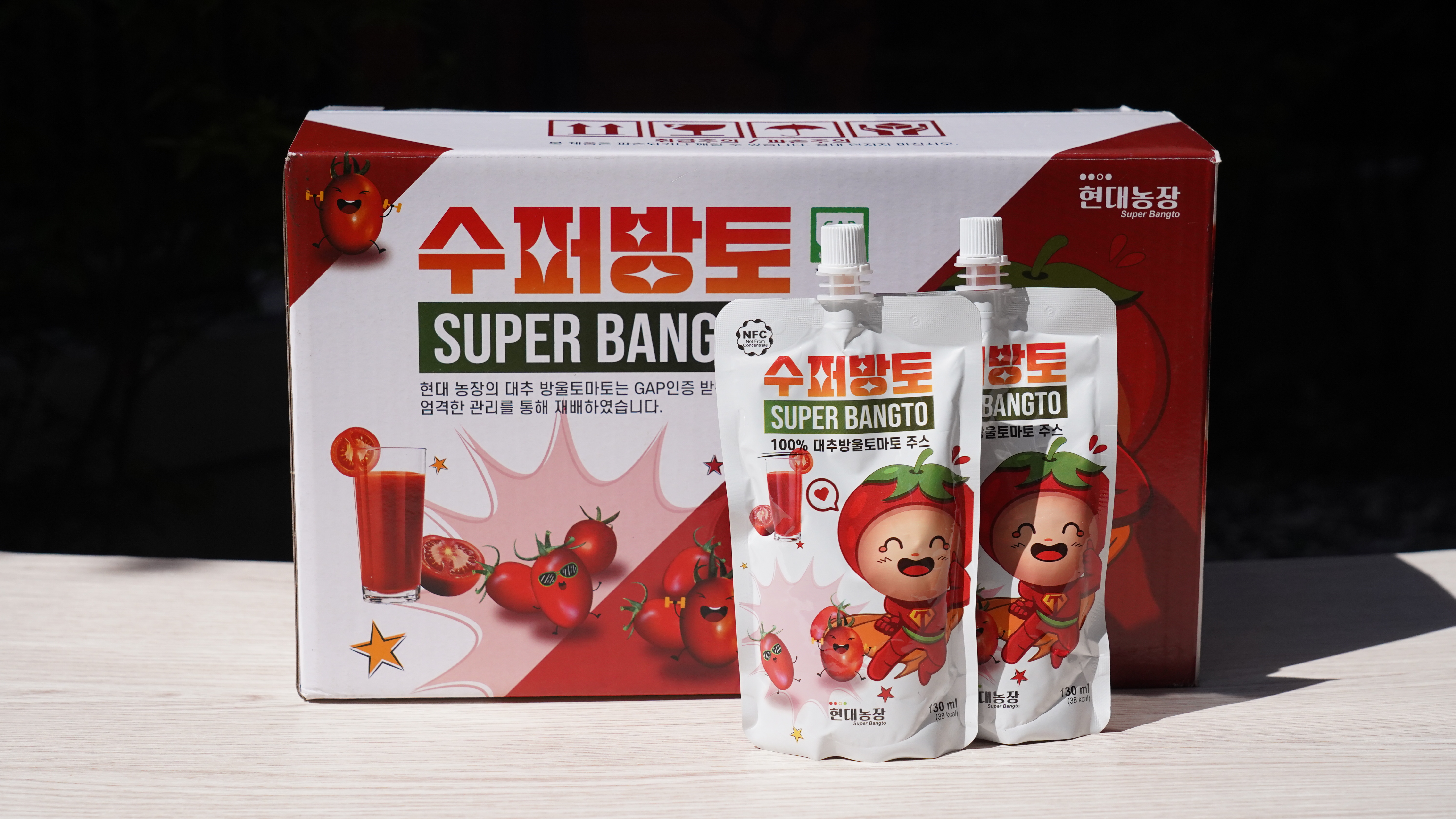 26추석) 슈퍼방토 100% 대추방울토마토주스 130ml x 21개입